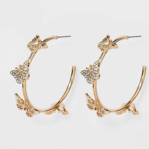 Sugarfix by Baublebar Butterfly Earring Bundle- 2 Sets - Picture 3 of 4